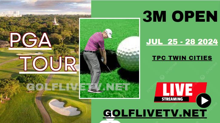 3M Open PGA Tour Golf Live Streaming