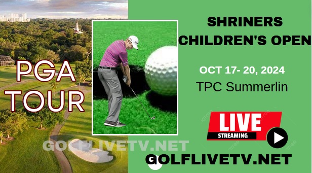 Round 1 | Shriners Children Open Golf Live Stream 2024 | PGA