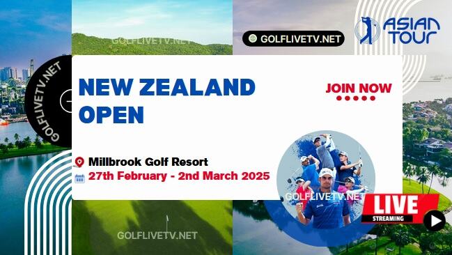 {New Zealand Open} Round 2 Golf Live Stream 2025 | Asian Tour